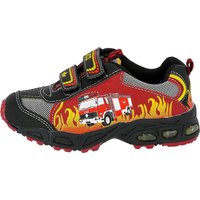 Lico Hot V Blinky, Jungen Sneakers, Mehrfarbig (rot/schwarz/gelb), 31 EU
