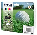 Epson Original 34 Tinte Golfball (WF-3720DWF, WF-3725DWF), Multipack 4-farbig, XL
