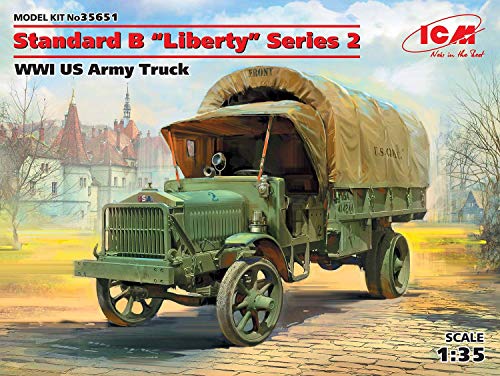 ICM 35651 Standard B Liberty Series 2,WWI US Army Truck Modellbausatz, grau