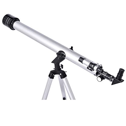 Teleskope für Anfänger, Kinder und Erwachsene, Astronomie-Refraktor-Teleskop 60 mm, astronomisches Teleskop mit verstellbarem Stativ, einfach zu montieren und zu verwenden, Full
