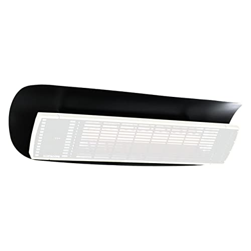 Heatscope Wetterschutzblech für Heizstrahler Vision und Spot Aluminium schwarz/weiß weiß/Größe 5 (für Vision 3200W)