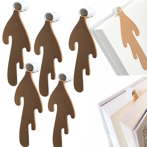Spilled Coffee Bookmark, Lesezeichen „Verschütteter Kaffee“, Lesezeichen für verschütteten Kaffee, Funny Bookmarks for Book Lovers, Funny Bookmark Gift for Friends and Family Who Love Reading (5PC)