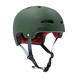 REKD Ultralite In-Mold Helmet Skateboard-Helm, Unisex, Erwachsene, Grün (Grün), 53-56 cm