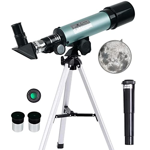 Astronomisches Teleskop Zoom 90X, HD, Outdoor, Monokular, Weltraum-Teleskop, tragbares Refraktor Spektiv mit Stativ für Kinder, Anfänger