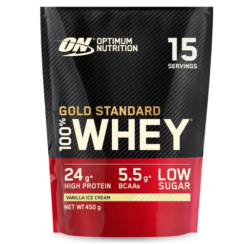 Optimum Nutrition Gold Standard 100% Whey, Vanilla Ice Cream, 200 g