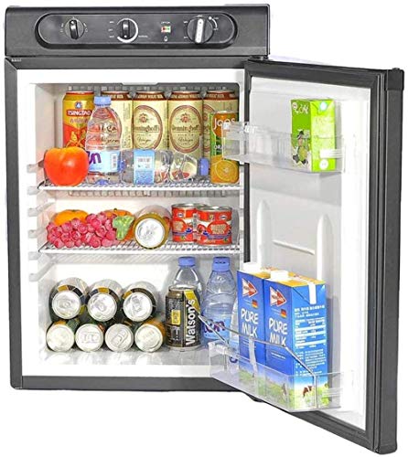 FBITE Kleiner Kühlschrank für den Haushalt/Außenbereich, tragbarer 240-V- / 12-V-Autokühlschrank, geeignet für Zuhause, Büro, Auto, Wohnmobilfahren, Reisen, Angeln