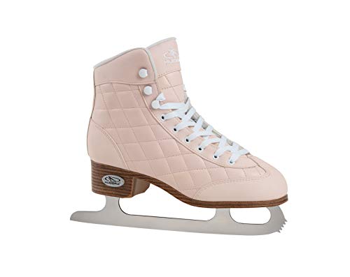 HUDORA Damen & Mädchen Schlittschuhe Damen Eislaufschuhe Julia, rosa/weiß, Gr. 38 - Ice Skates,