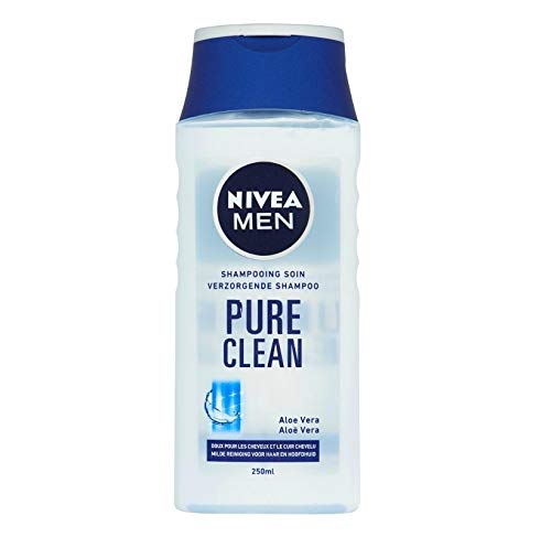 6 x Nivea Shampoo Men "Pure Clean" mit Aloe Vera, für normales Haar - 250 ml