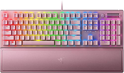Razer BlackWidow V3 Quartz - Premium Mechanical Gaming Keyboard (Mechanische Tastatur mit Green Switches (Taktil & Klickend), RGB Chroma Beleuchtung, Medientasten) QWERTY | US-Layout