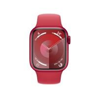Apple Watch Series 9 (GPS + Cellular) 45mm Aluminiumgehäuse rot, Sportband ro...