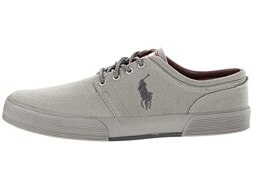 Polo Ralph Lauren Herren Faxon Low Sneaker, Grau (Grau), 40 EU