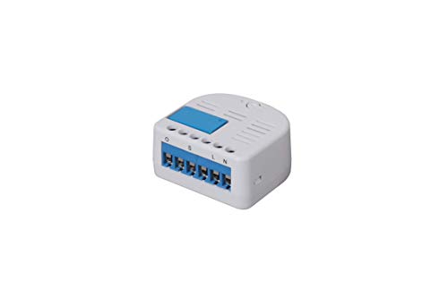 Lupus-Electronics 12126 Lupus 1 Kanal Relais für die XT Smarthome Alarmanlagen, inkl. Zigbee Repeater, Neue kleinere Bauform, Blau, Weiß