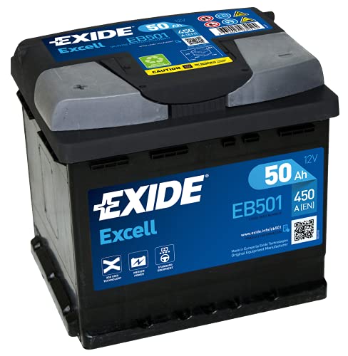 Exide EB501 EXCELL STARTERBATTERIE 12V 50AH 450A