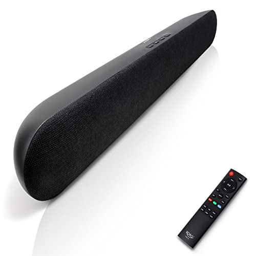 Xoro HSB 70 Hochwertige TV Soundbar mit Bluetooth Audio (2.0 Kanäle, 60 Watt Ausgangsleistung, Stereo IN, HDMI ARC, USB 2.0, inkl. Wandhalterung, IR-Fernbedienung) Schwarz - 2021 Modell