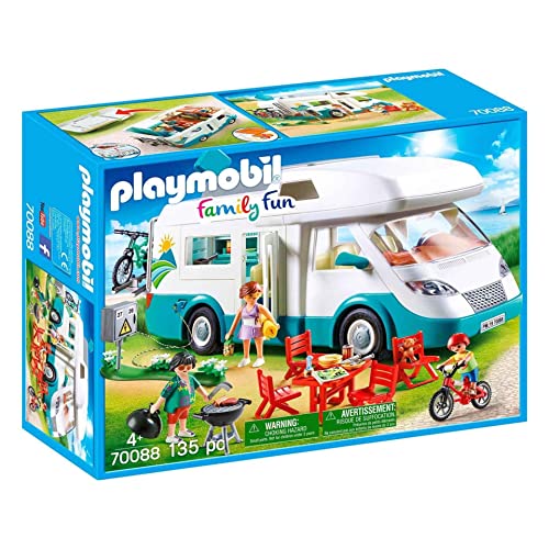 Playmobil Konstruktions-Spielset "Familien-Wohnmobil Family Fun"