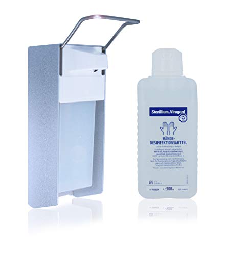 Horn Medical Desinfektionsspender - Wandspender, Starterset mit Sterillium Virugard (1 x 500 ml)