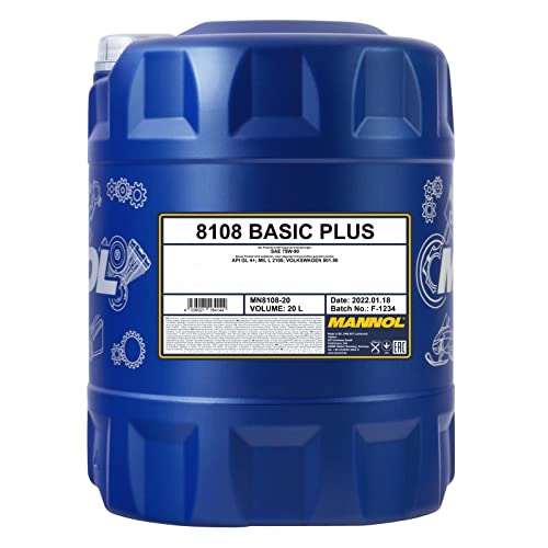 MANNOL Basic Plus 75W-90 API GL 4+, 20 Liter