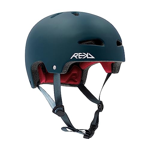 REKD Ultralite In-Mold Helmet Skateboard-Helm, Unisex, Erwachsene, Blau (blau), 57-59 cm