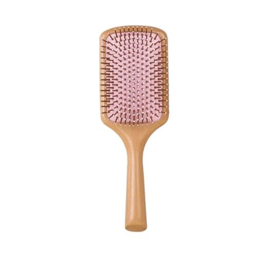 Lejdi Holz-Haarbürsten for Damen, Luftkissen-Haarkämme, Massage-Haarbürste for Massieren der Kopfhaut, Haar-Styling-Werkzeuge, 25,7 cm