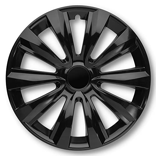 Albrecht Automotive 24184 Radzierblende Delta Black 14" (1 Satz), Set of 4