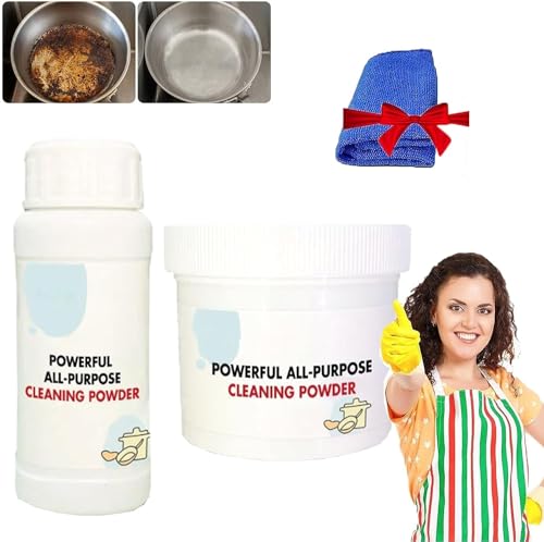 Gumaxx Leistungsstarker Allzweck-Pulverreiniger for die Küche, Allzweck-Reinigungspulver, Kraftvolles Allzweck-Reinigungspulver (Color : 110g+250g)