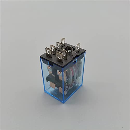 Relais 1 Stück Ly2nj Hh62p Miniatur-elektromagnetisches Relais 10 A 8-polige Spule DPDT, Hhc68a-2z mit Sockelsockel DC12V, 24V AC220V mit Sockel (Color : Dc12, Size : Hand)