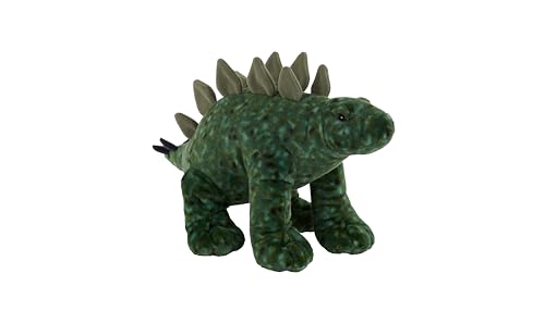Wild Republic Cuddlekins Eco Stegosaurus, Kuscheltier, 30 cm, Plüschtier, Füllung besteht aus gesponnenen recycelten Wasserflaschen, umweltfreundlich
