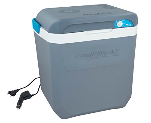 Campingaz Powerbox Plus 24 Liter | 12V elektrische Kühlbox | Platz für 8 x 1.5L Flaschen | strombetriebene Isolierbox | Thermobox für Auto & Campingplatz | mit Batteriewächter