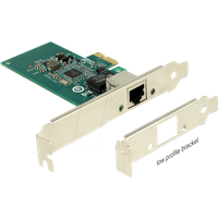 DeLock PCIe X1 Gigabit LAN 1x RJ45 +Low Profile i210