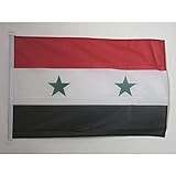 AZ FLAG Flagge SYRIEN 150x90cm - SYRISCHE Fahne 90 x 150 cm Aussenverwendung - flaggen Top Qualität