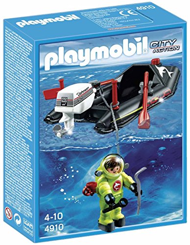 Playmobil 4910 - Kleinboot mit Tiefseetaucher