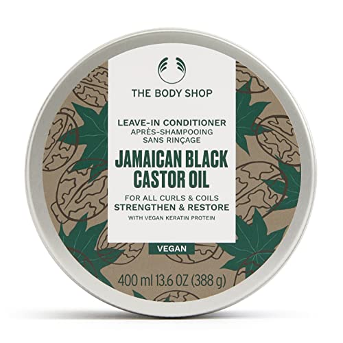 The Body Shop LEAVE IN CONDITIONER - JAMAICAN BLACK CASTOR OIL - For ALL Curls & Coils 400ML