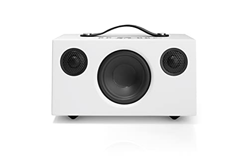 Audio Pro Addon C5 Alexa-Lautsprecher (40 Watt, Multiroom, Stereo, Airplay, WLAN, Bluetooth, Alex Sprachfunktion, Spotify Connect, Deezer, Tidal, Tunein Internetradio, App) Weiß