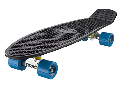 Ridge Skateboard Big Brother Nickel 69 cm Mini Cruiser, schwarz /blau