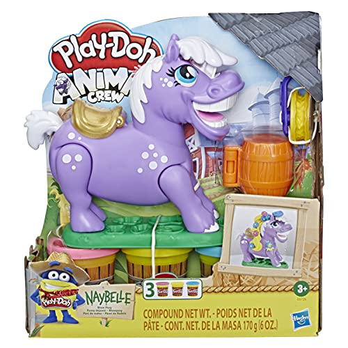 Play-Doh Animal Crew Naybelle Showpony, Knete für fantasievolles und kreatives Spielen