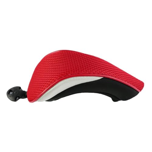 Golfschläger-Schlägerkopfhüllen aus Eisen, Hybrid Utility Headcover, Ersatz-Schutzhülle mit austauschbarem Nummernschild-Set, passend for alle Marken (Color : Red)
