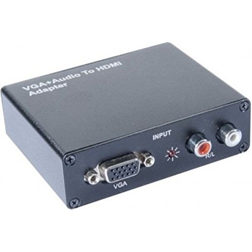 Générique VGA+Audio (2xRCA) zu HDMI Monoblock Konverter