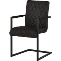 Schwingstuhl - schwarz - 53 cm - 91 cm - 62 cm - Stühle > Esszimmerstühle - Möbel Kraft