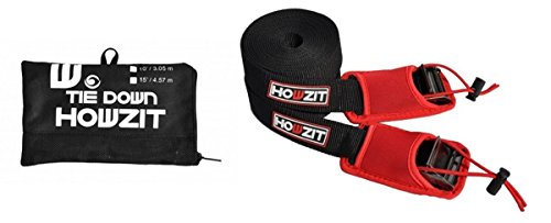 HOWZIT - Spanngurt 3,2cm x 457cm Tie Down, Farbe:Black