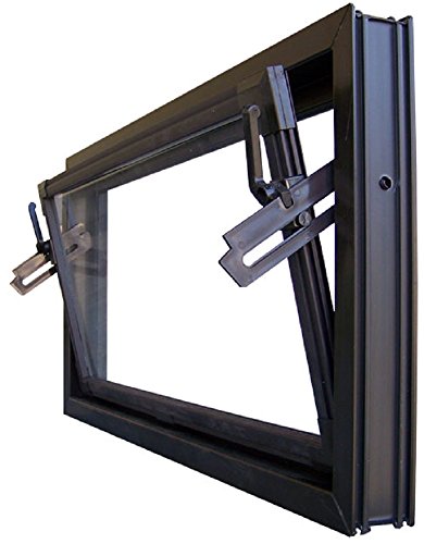 Kellerfenster braun 100 x 60 cm Einfachglas