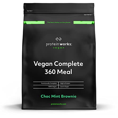 Complete 360 Meal | Nährstoffreich und ausgewogen | 100% Vegan | Schnelle & erschwingliche Mahlzeit | THE PROTEIN WORKS | Schoko Minz Brownie | 2kg