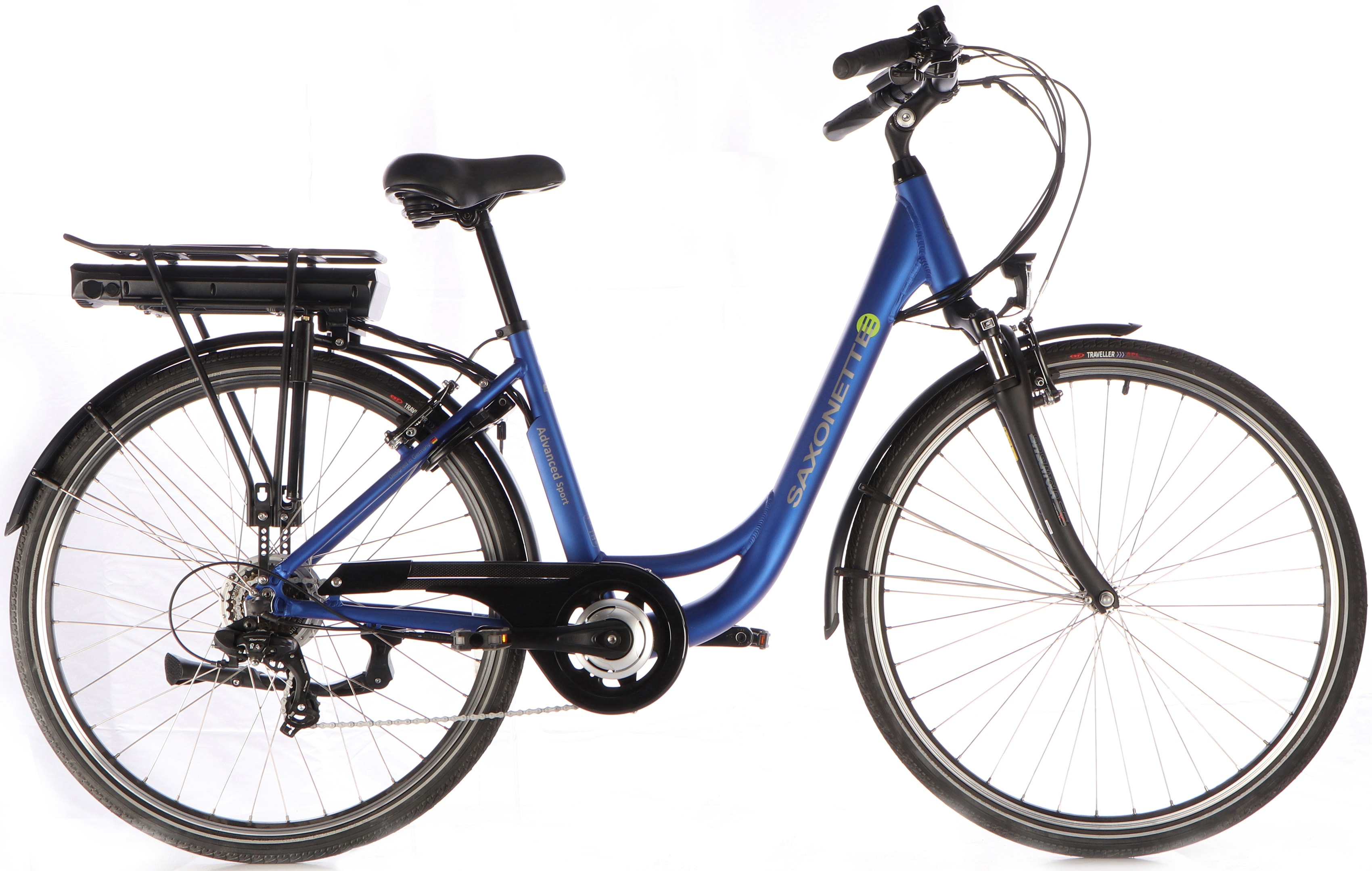 SAXONETTE E-Bike "Saxonette Advanced Sport", 7 Gang, Heckmotor 250 W, (mit Akku-Ladegerät)