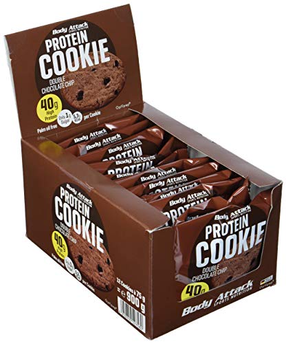 Body Attack Protein Cookie (12x 75g) (Double Chocolate Chip)