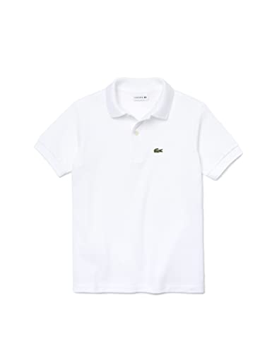 Lacoste Jungen Pj2909 Poloshirt, Weiß (Blanc), 10 Jahre (Herstellergröße: 10A)