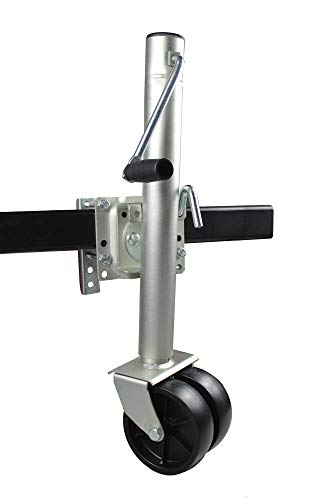 MaxxHaul 70149 11–1/5,1 cm Lift Swing Rückseite Trailer Jack mit Dual Räder – 1500 LBS. Kapazität