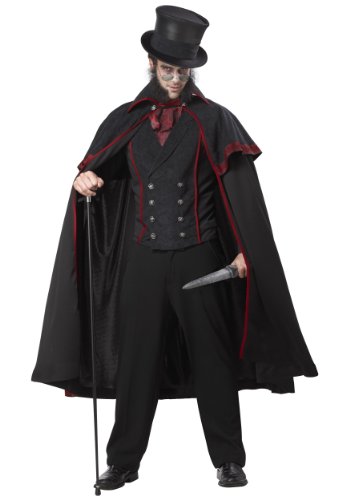 California Costumes Jack The Ripper Kostüm, schwarz, X-Large