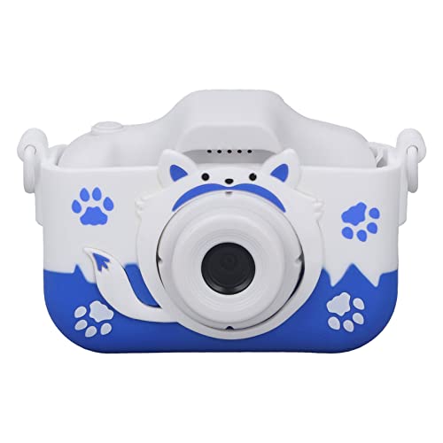 EternalCrafts Digitalkamera für Kinder, kleine tragbare blaue Kinderkamera, niedliche Cartoon-Fuchs-Form, vier Filter, Mini-40-MP-HD-Digitalkamera