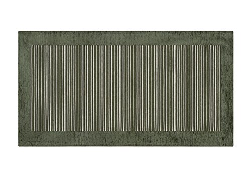 BIANCHERIAWEB Suardi Teppich für Schlafzimmer und Wohnzimmer mit Rutschfester Rückseite, Design Stripes by Suardi