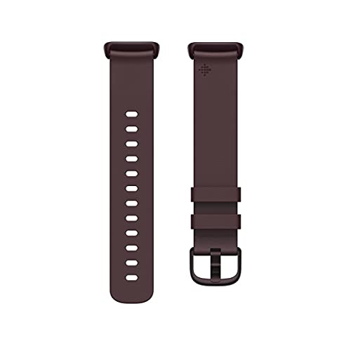 Fitbit Unisex-Adult Charge 5,Leather Band,Black,Large Activity Tracker