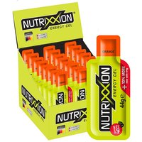 Nutrixxion ENERGIE GEL Set 24 x 44g, Geschmack Orange [40mg Koffein]